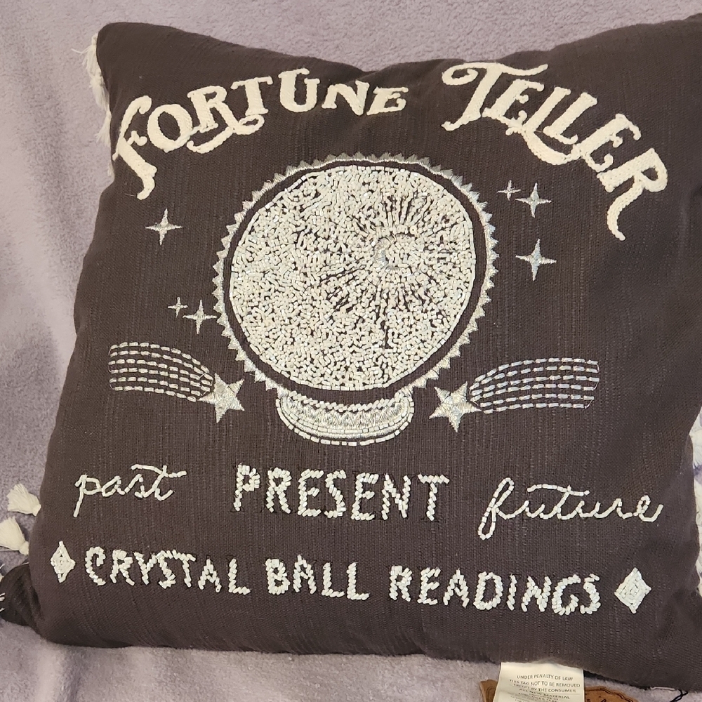 Fortune Teller Decorative Pillow